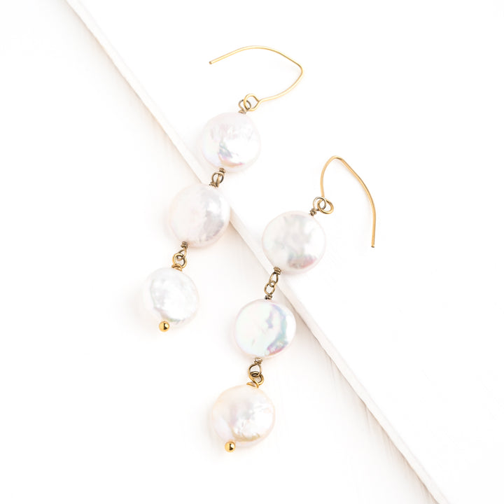 Elegance Freshwater Pearl Earrings