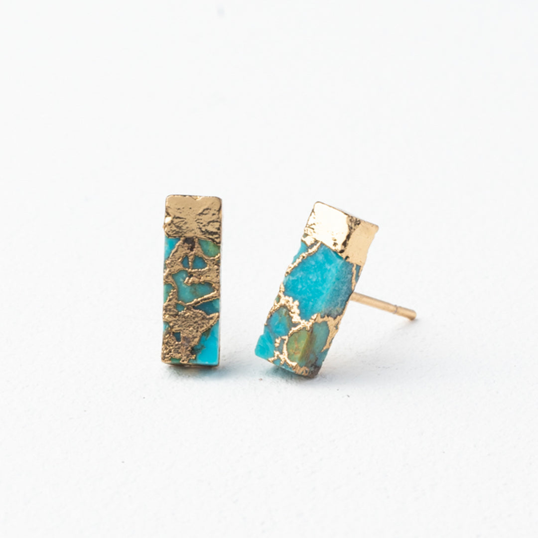 Brayden Turquoise Studs