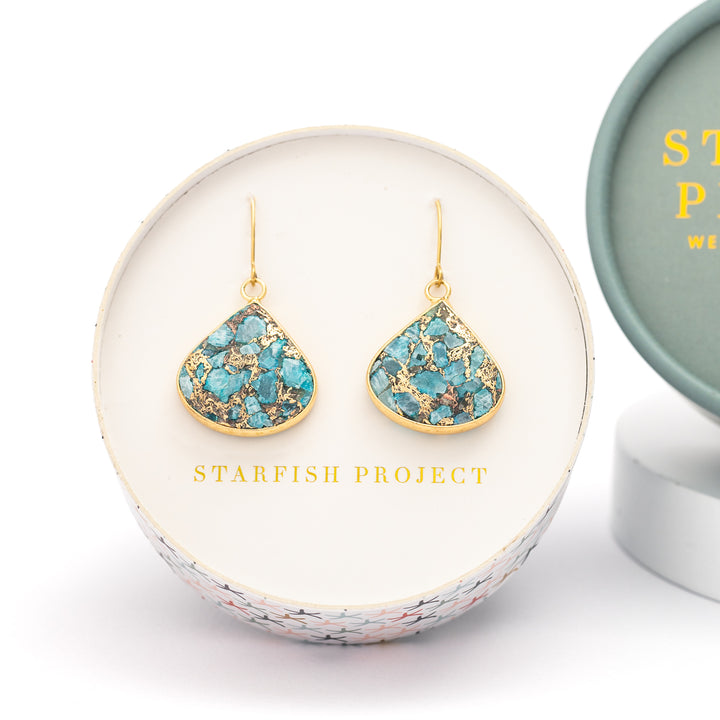 Emperor Stone Blossom Earrings