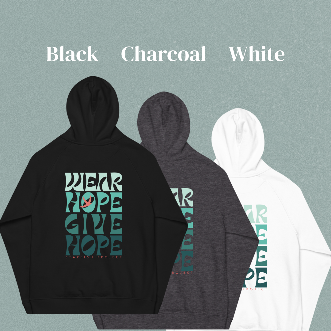 Wear Hope Unisex Eco Raglan Hoodie