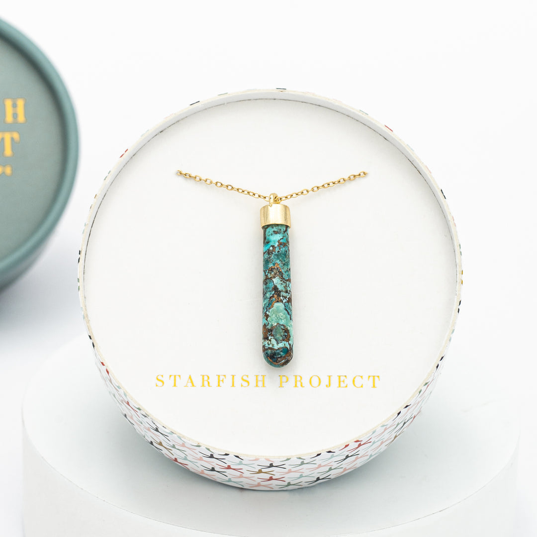 Resilience Necklace in Turquoise