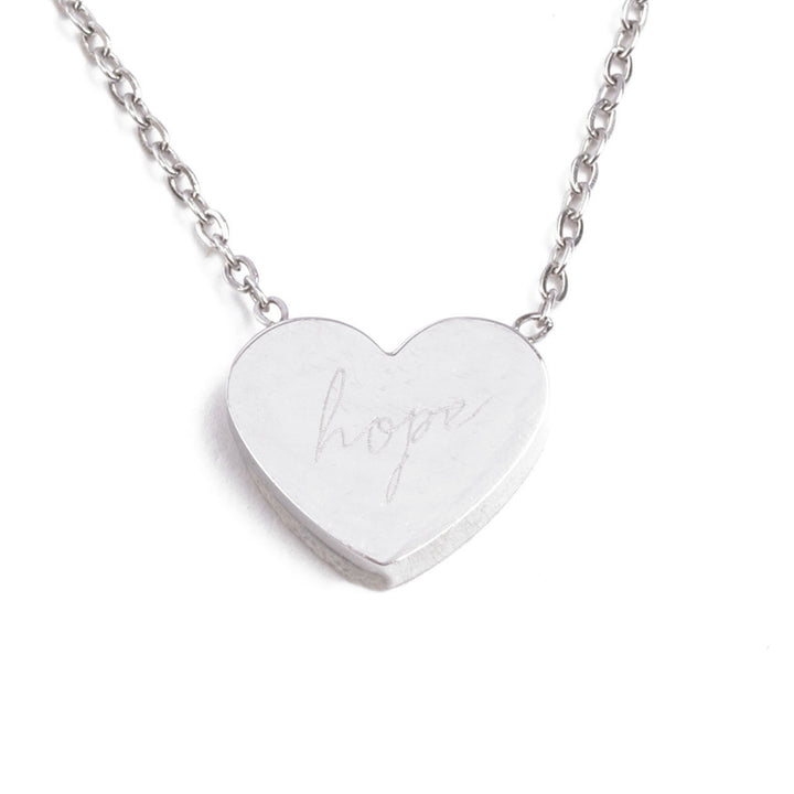 Give Hope Necklace in Silver