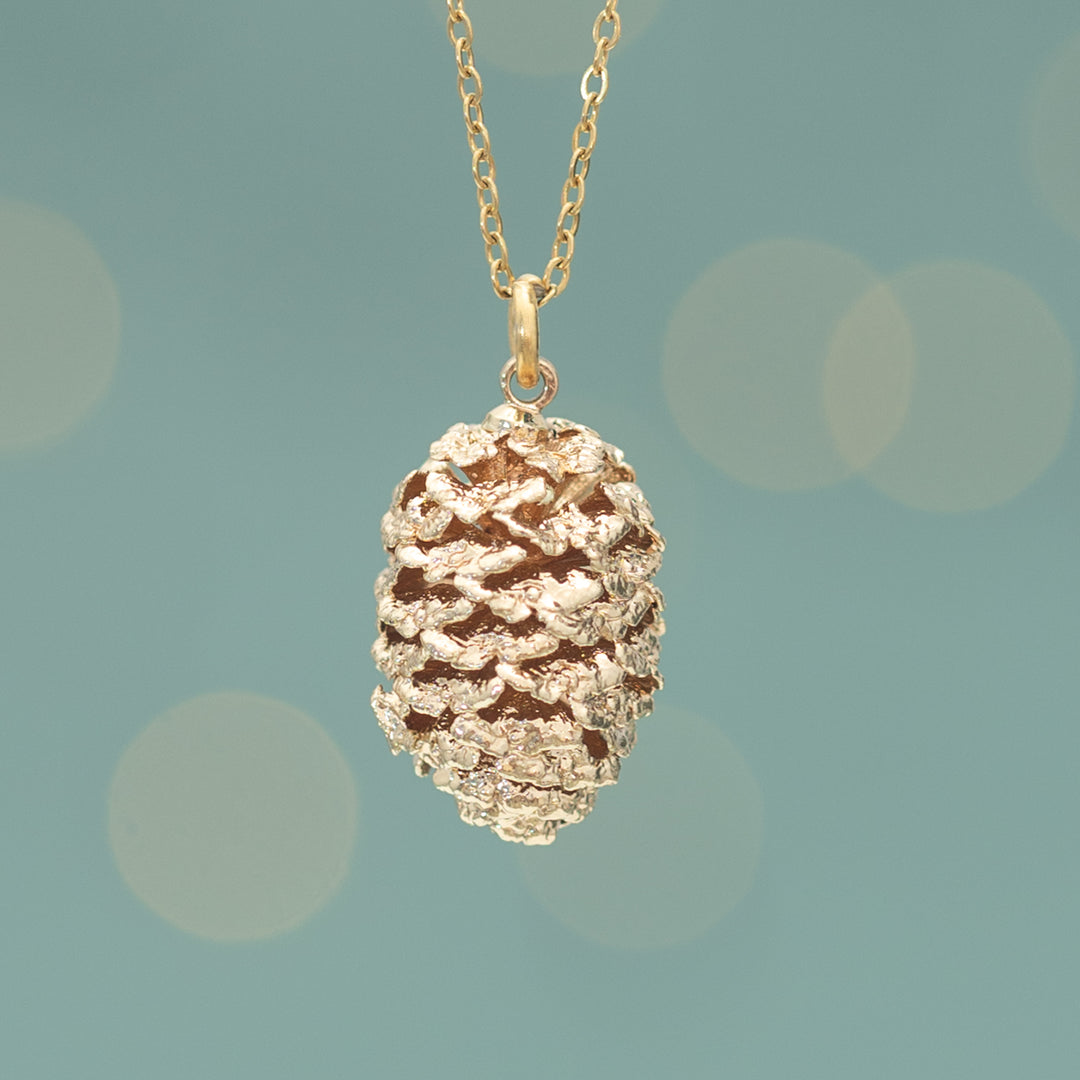 Abundant Hope Pinecone Necklace