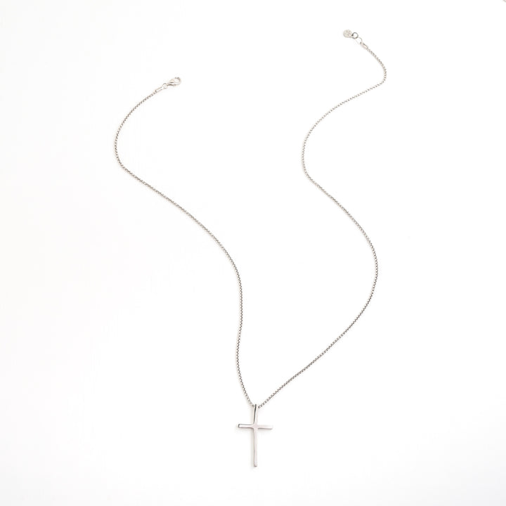 The Classic Cross Necklace in Sterling Silver