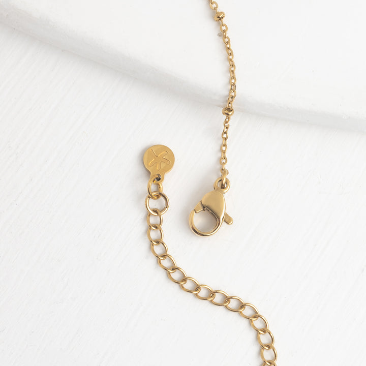 Engravable Gold Bar Necklace