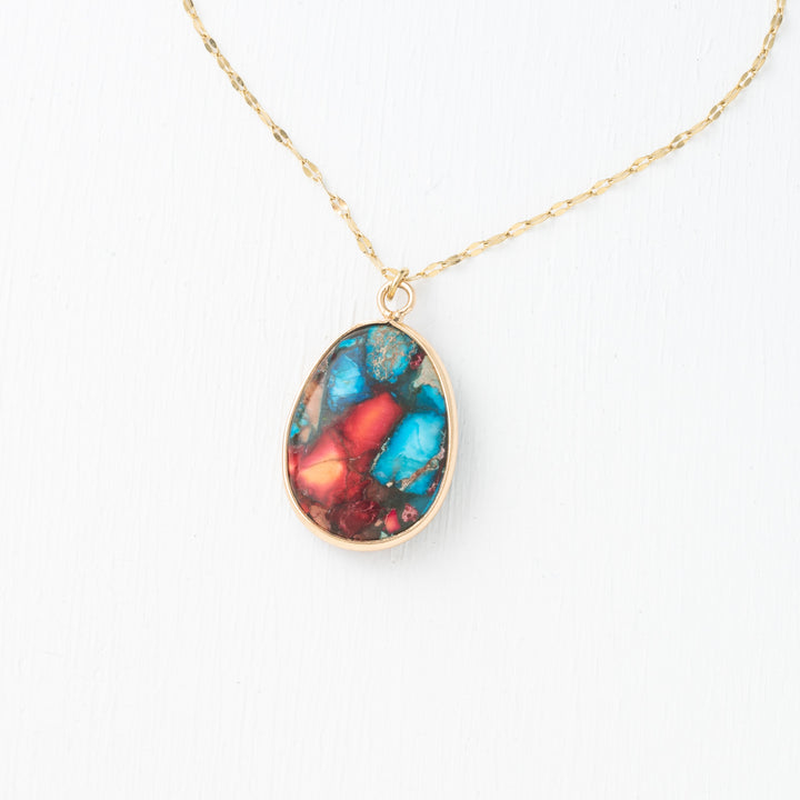 Mosaic Jasper Necklace