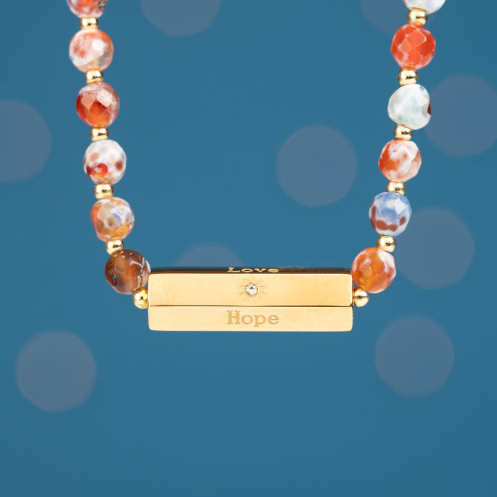 Hope, Peace, Love, and Joy Necklace