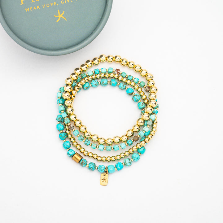 Hope & Harmony Beaded Bracelet Stack