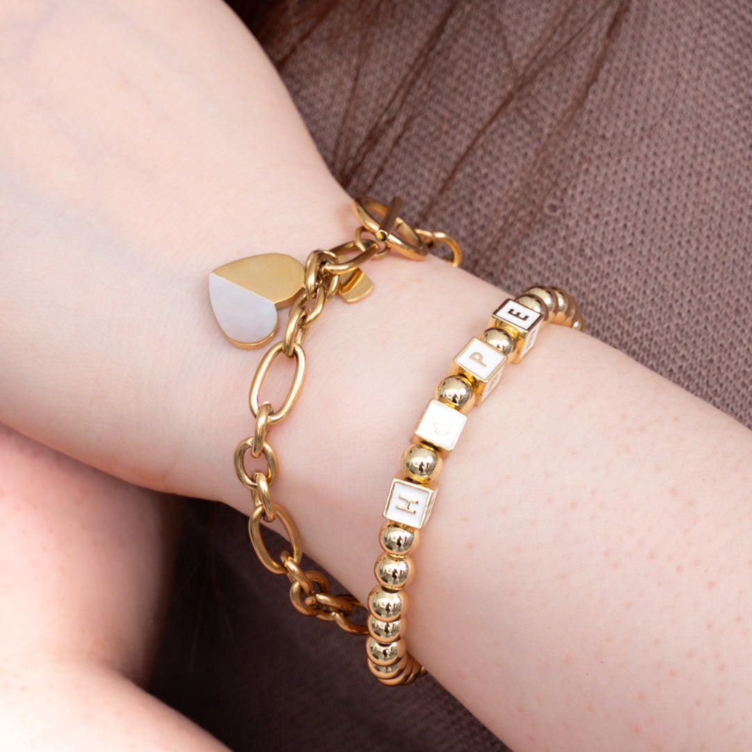 Give Hope Bracelet in Gold