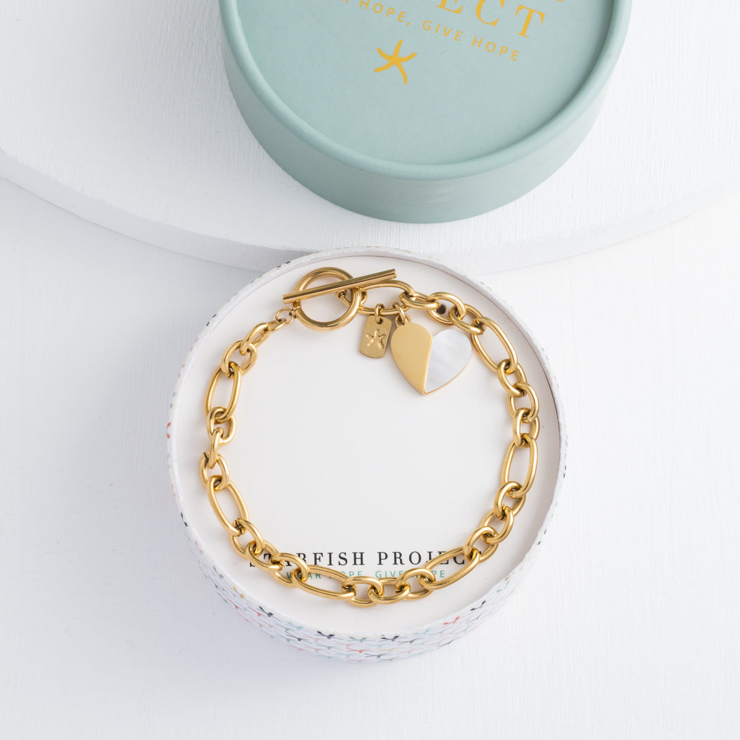 Give Hope Bracelet in Gold