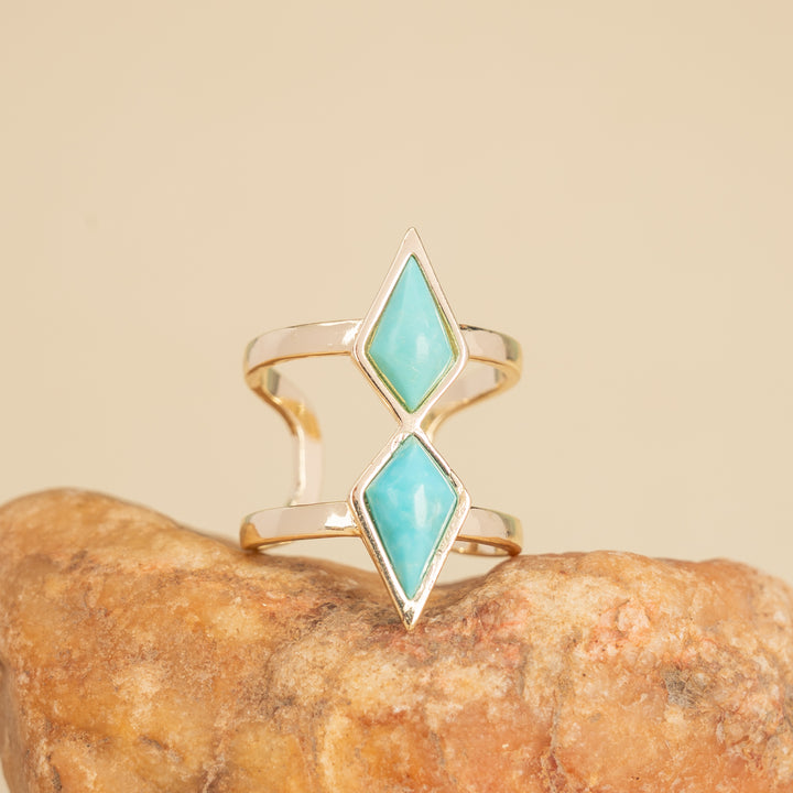 Strength & Serenity Turquoise Ring