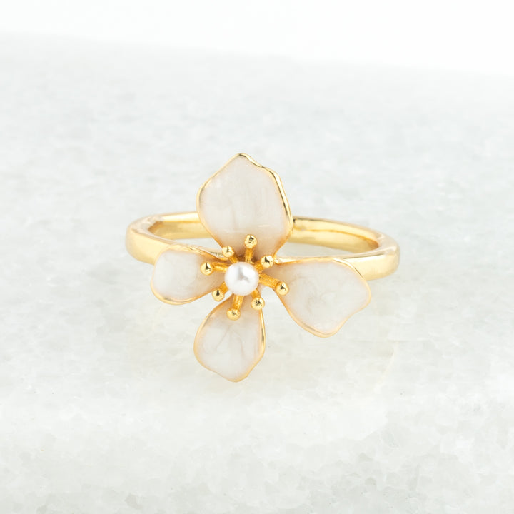 Hope in Bloom Ring in Tuscan Tan