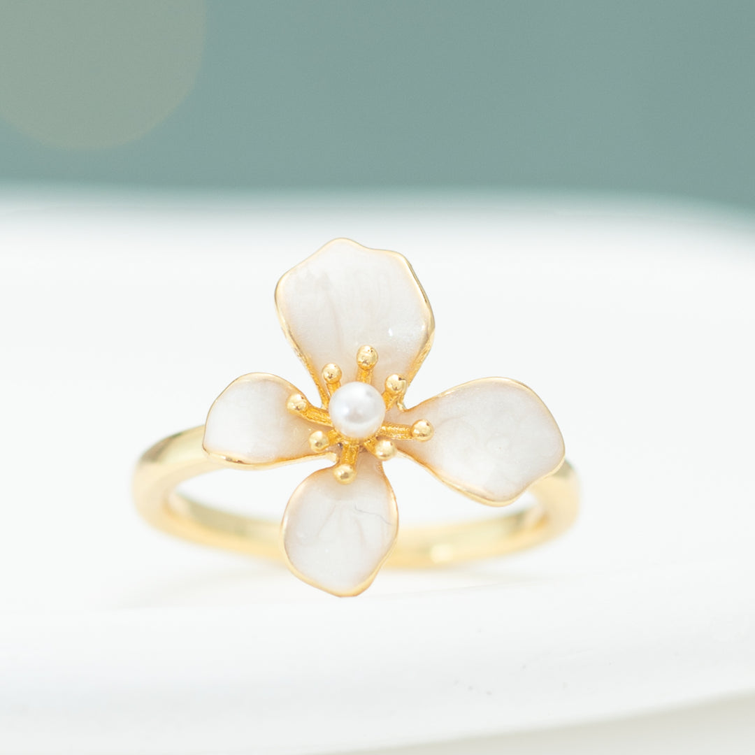 Hope in Bloom Ring in Tuscan Tan