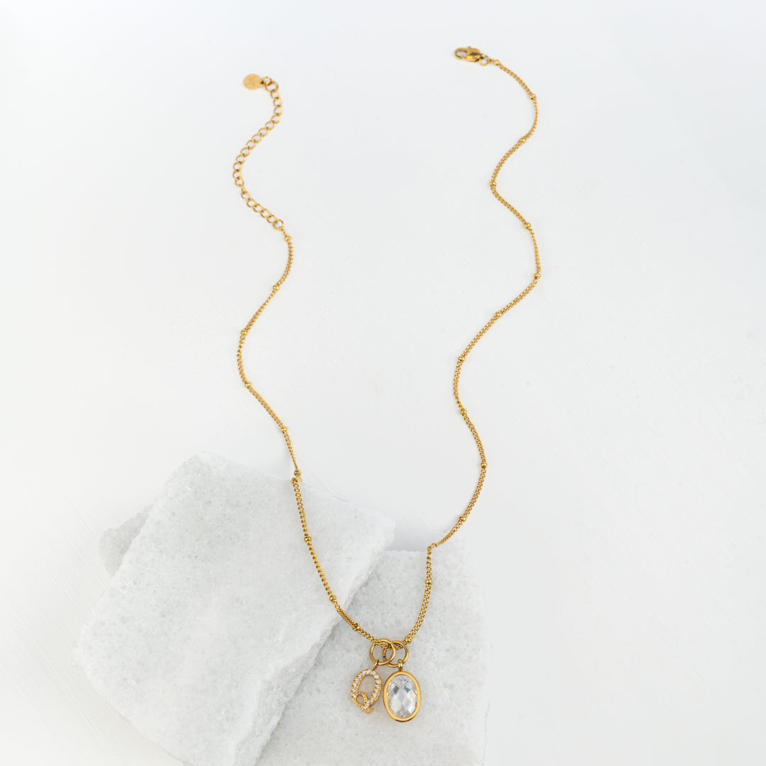 Charm Necklace in 14K Gold