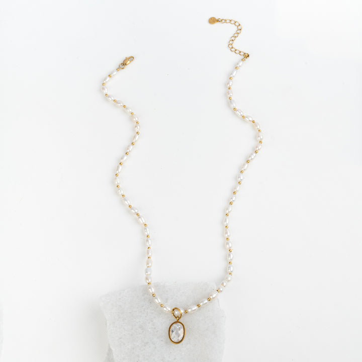 Pearl Charm Necklace