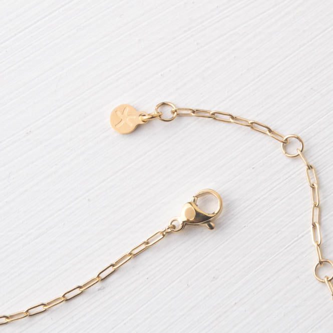 Give Mercy Gold Bar Necklace