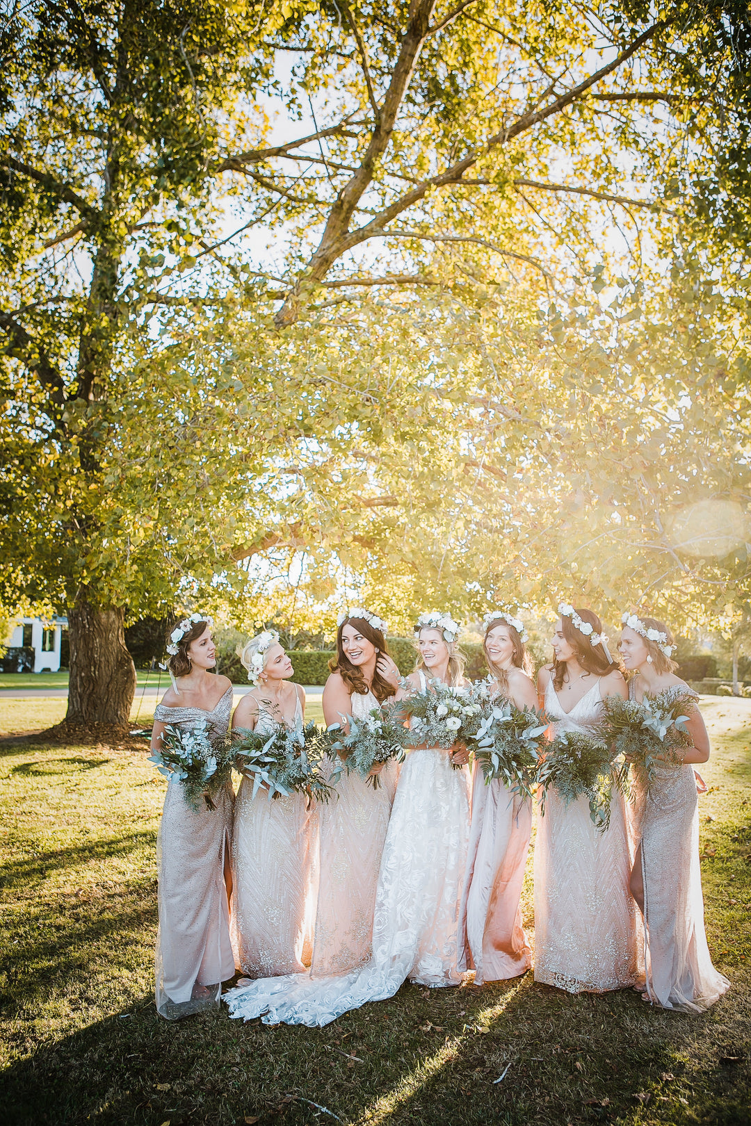 Bridal Party Gold Necklace Bundle